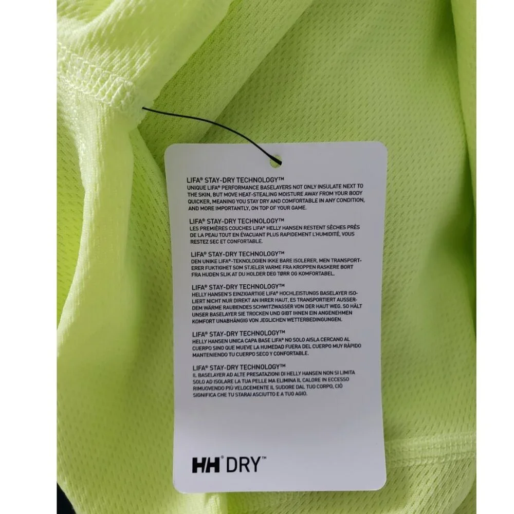 BNWT Helly Hansen Dry LIFA® Stay Dry Technology Base layer Size Small - Picture 6 of 11
